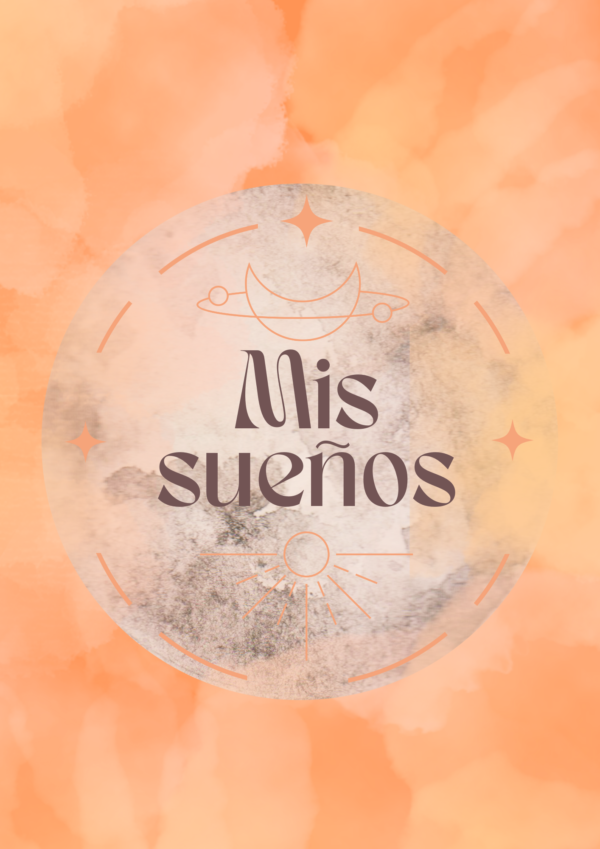 Portada cuaderno mis sueños