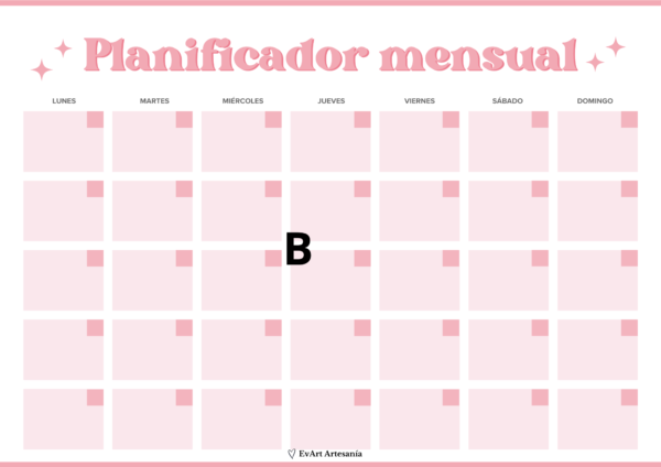 Planificador Mensual con Imán - Imagen 3