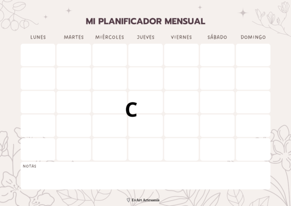 Planificador Mensual con Imán - Imagen 4