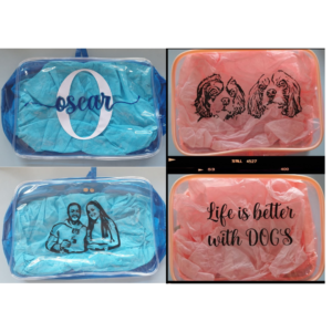 Neceseres de plástico personalizados