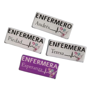 chapas identificativas