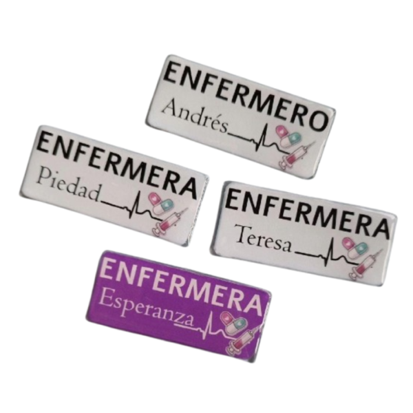 chapas identificativas